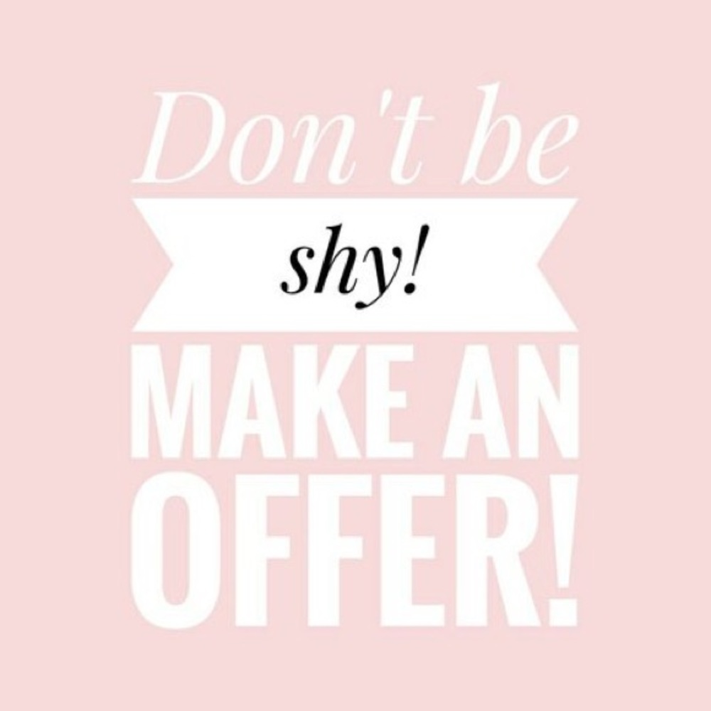 I ACCEPT OFFERS ✨